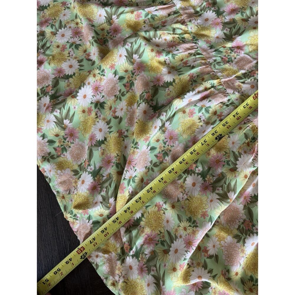 Yumi Kim Maxi Dress Floral Print Frill Sleeve Libby S - Picture 12 of 13
